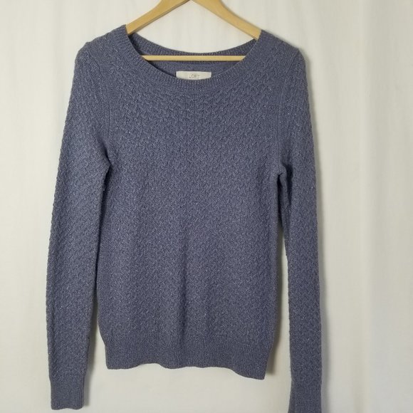 LOFT Sparkle knit sweater size S (135) - Picture 4 of 8